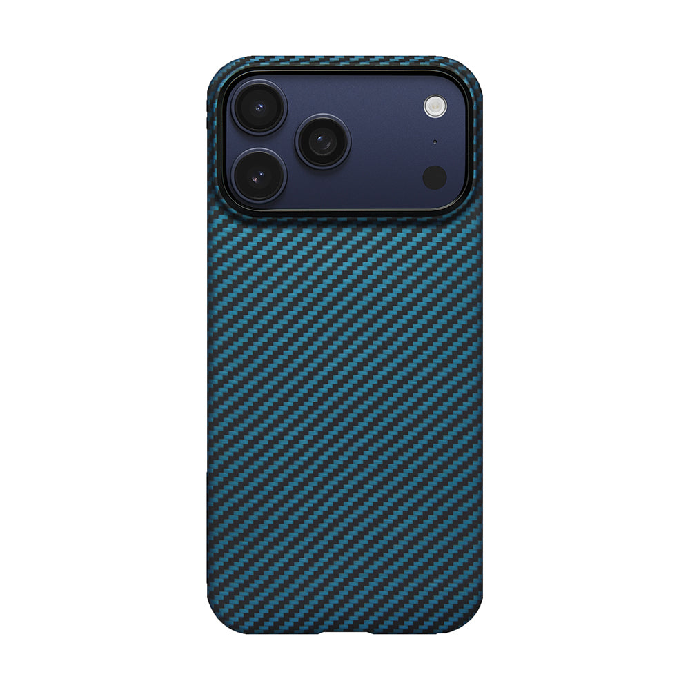 iPhone 17 Pro Kılıf M-Safe Şarj Özellikli Kamera Kontrol Butonlu Aramid Karbon Fiber Pitaka Ultra-Slim Kılıf