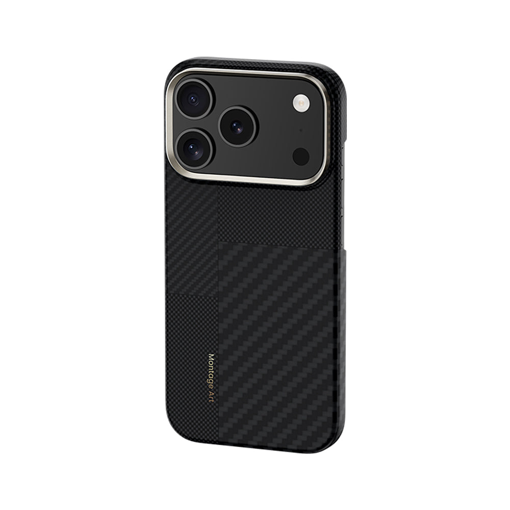 iPhone 17 Pro Kılıf M-safe Şarj Özellikli Karbon Fiber Benks Montage ArmorAir Kevlar Kılıf