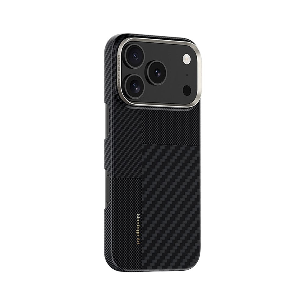 iPhone 17 Pro Kılıf M-safe Şarj Özellikli Karbon Fiber Benks Montage ArmorAir Kevlar Kılıf
