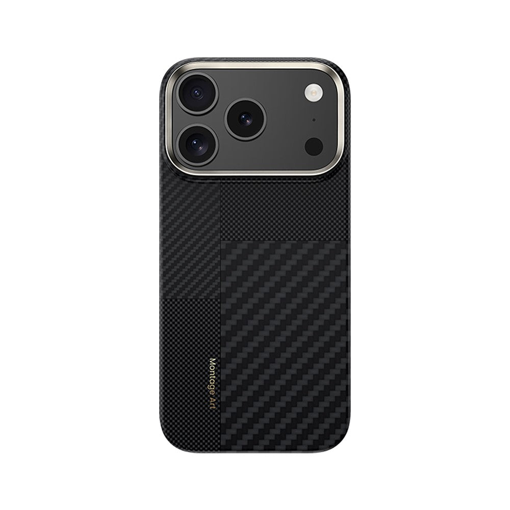 iPhone 17 Pro Kılıf M-safe Şarj Özellikli Karbon Fiber Benks Montage ArmorAir Kevlar Kılıf