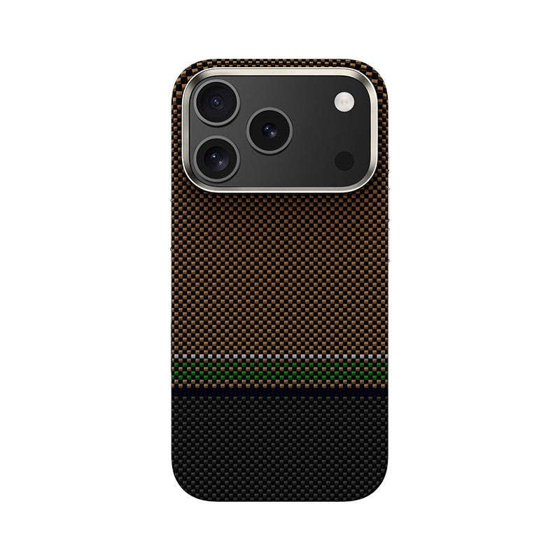 iPhone 17 Pro Kılıf M-safe Şarj Özellikli Karbon Fiber Tasarımlı Benks Prestige ArmorPro Kevlar Kılıf