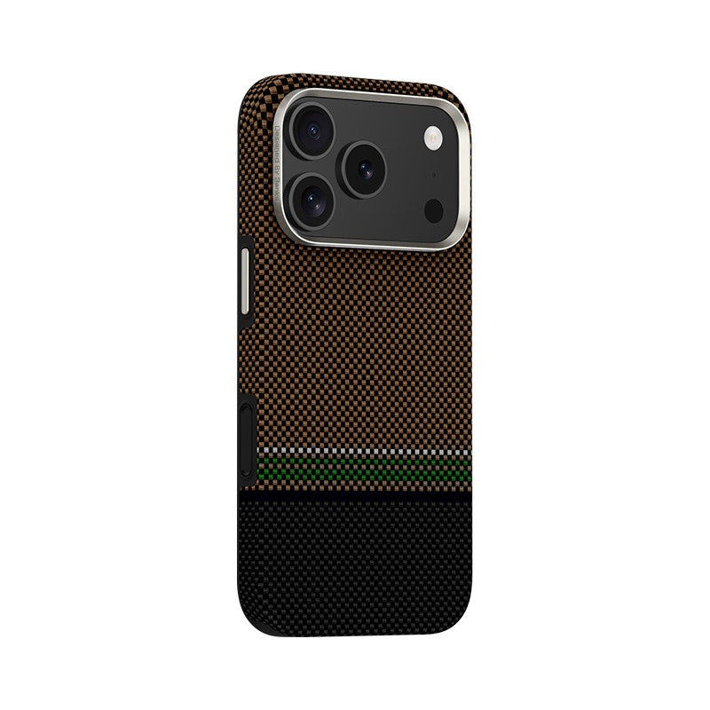 iPhone 17 Pro Kılıf M-safe Şarj Özellikli Karbon Fiber Tasarımlı Benks Prestige ArmorPro Kevlar Kılıf