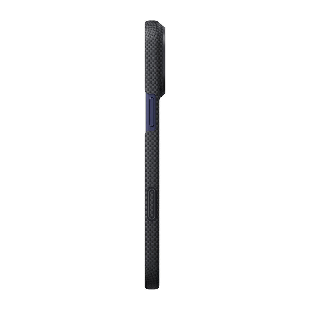 iPhone 17 Pro Kılıf M-safe Şarj Özellikli Lumintex Teknolojili Fosforlu Aramid Karbon Fiber Pitaka Tactile Woven Aries Serisi Kılıf