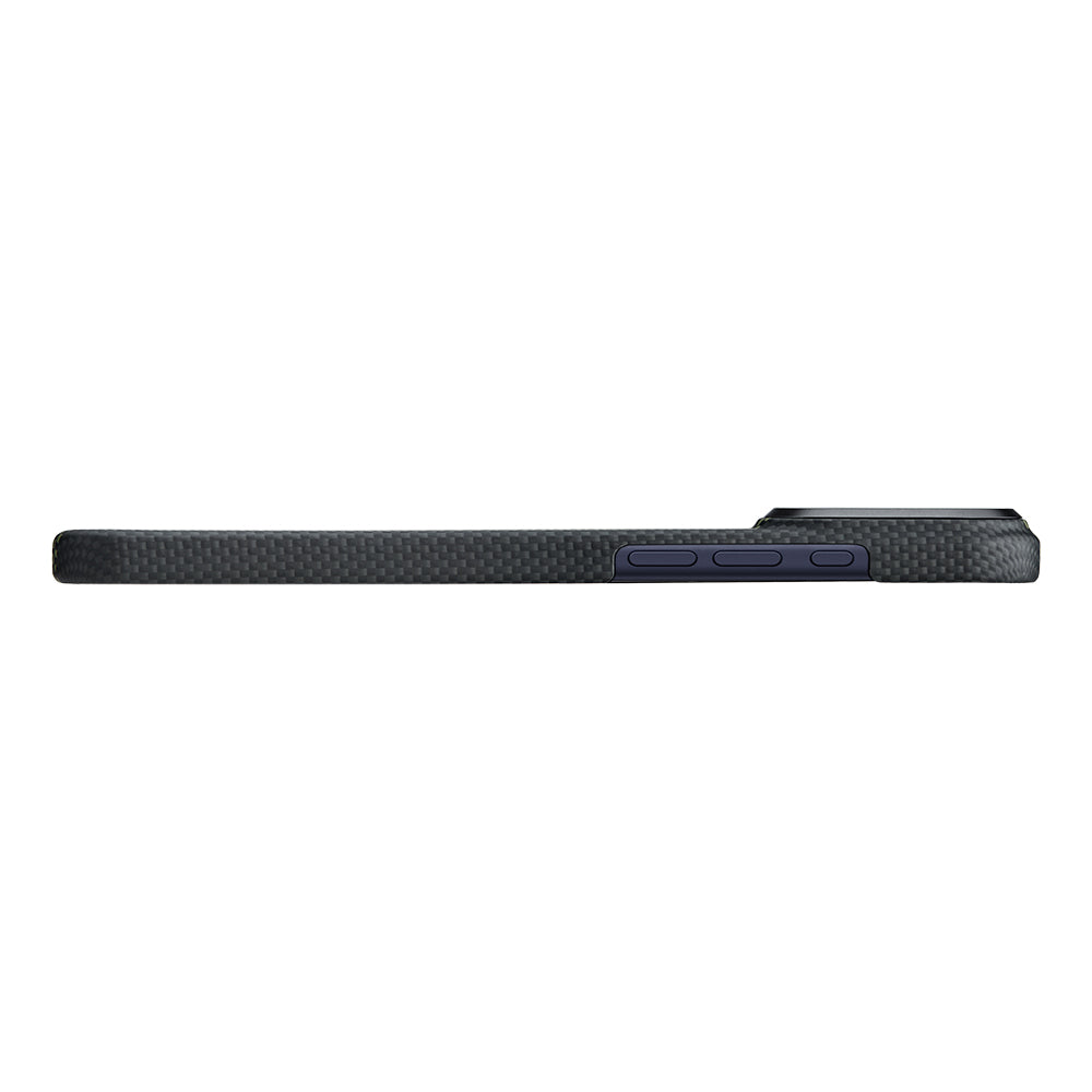 iPhone 17 Pro Kılıf M-safe Şarj Özellikli Lumintex Teknolojili Fosforlu Aramid Karbon Fiber Pitaka Tactile Woven Aries Serisi Kılıf