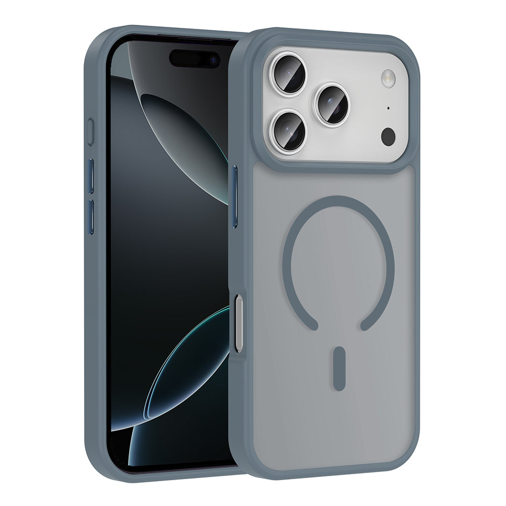 iPhone 17 Pro Kılıf M-safe Şarj Özellikli Mat Arka Yüzey Zore Sio Kılıf