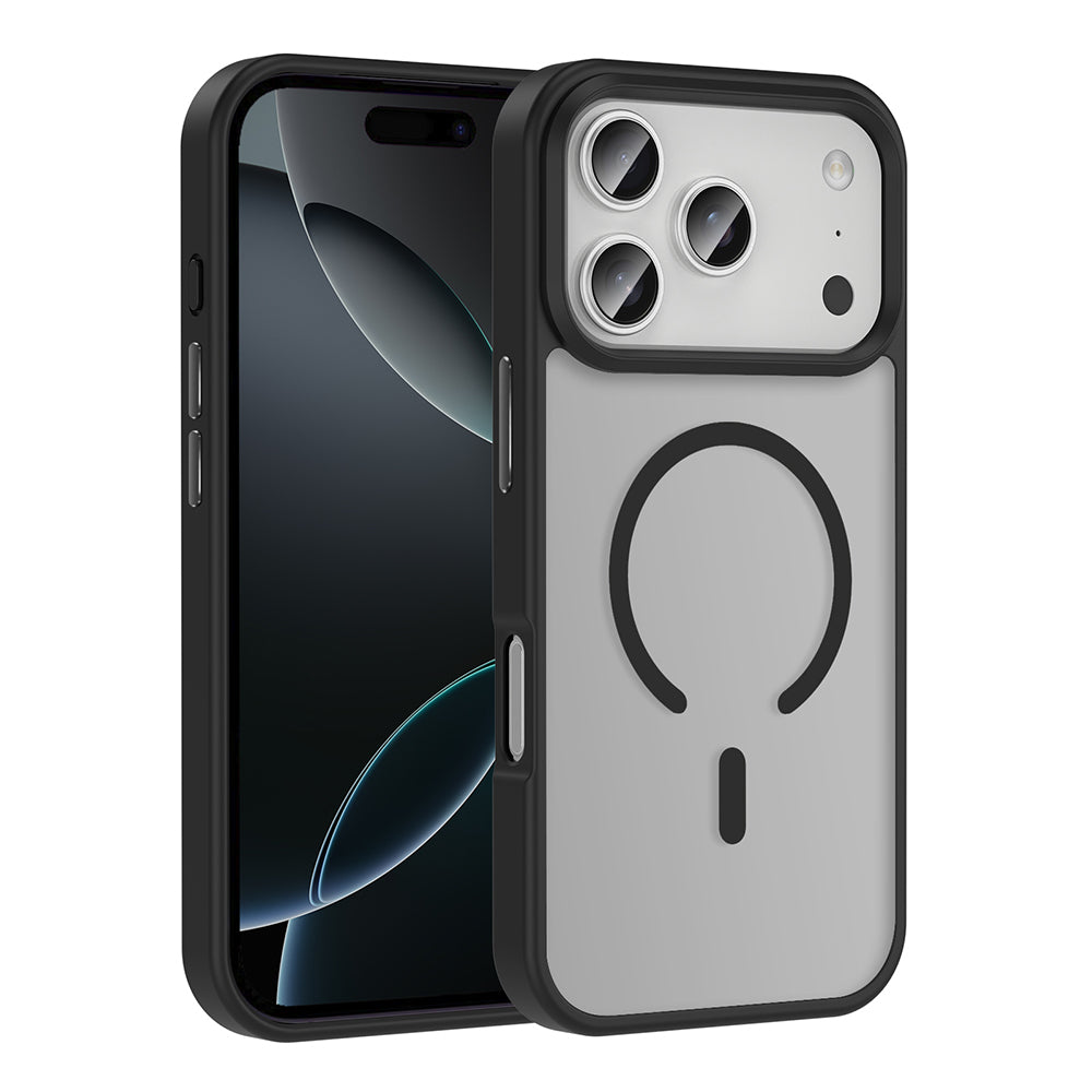 iPhone 17 Pro Kılıf M-safe Şarj Özellikli Mat Arka Yüzey Zore Sio Kılıf