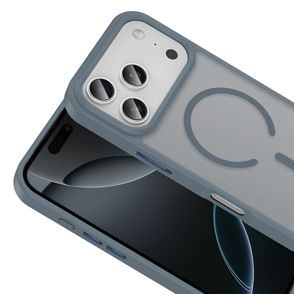 iPhone 17 Pro Kılıf M-safe Şarj Özellikli Mat Arka Yüzey Zore Sio Kılıf