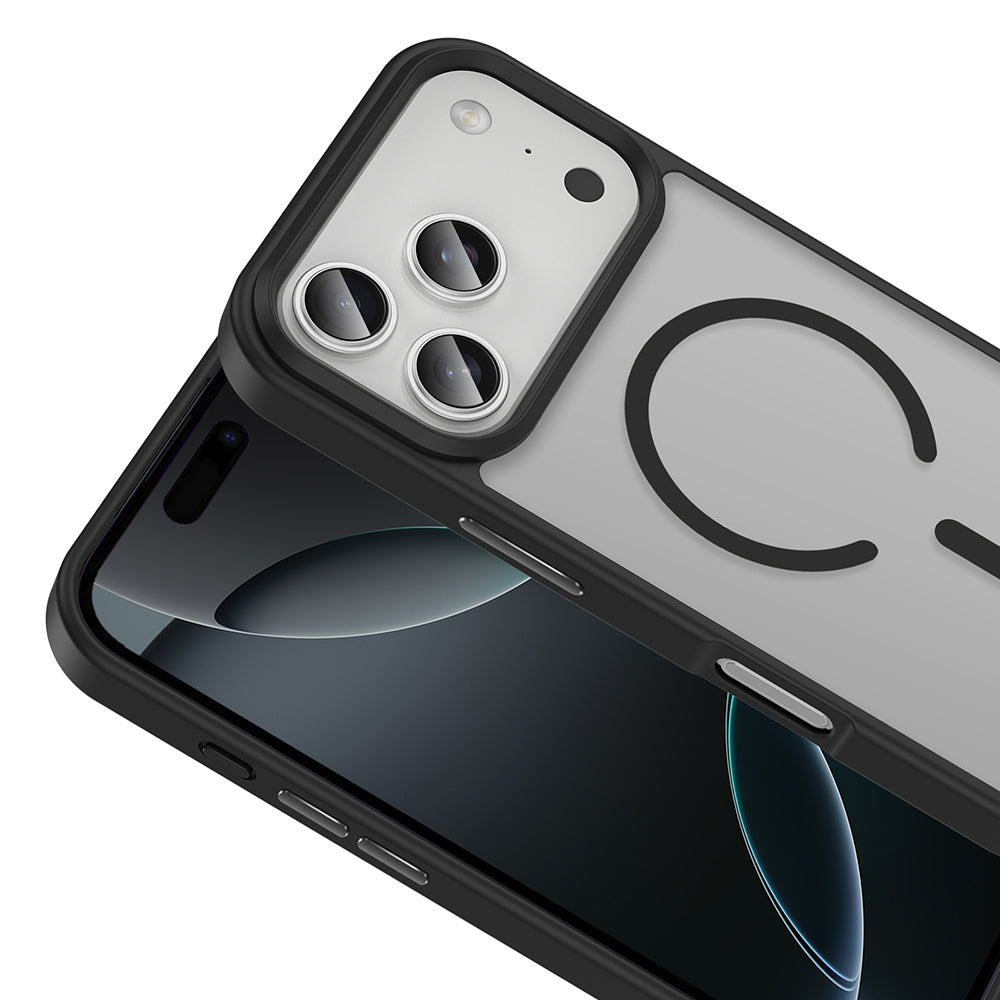 iPhone 17 Pro Kılıf M-safe Şarj Özellikli Mat Arka Yüzey Zore Sio Kılıf
