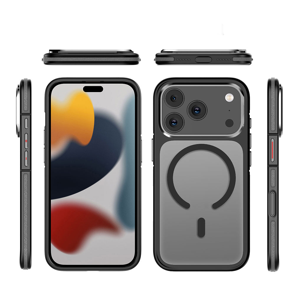 iPhone 17 Pro Kılıf M-safe Şarj Özellikli Mat Görünümlü Wlons Vevo Kılıf