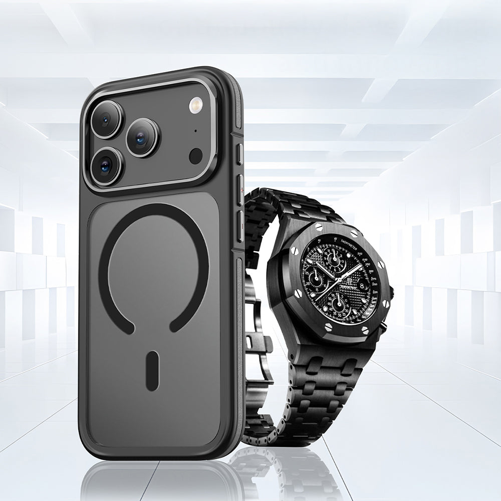 iPhone 17 Pro Kılıf M-safe Şarj Özellikli Mat Görünümlü Wlons Vevo Kılıf