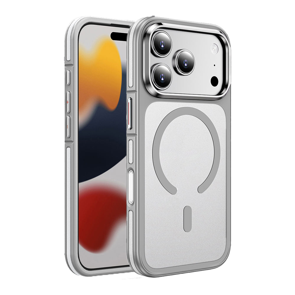 iPhone 17 Pro Kılıf M-safe Şarj Özellikli Mat Görünümlü Wlons Vevo Kılıf