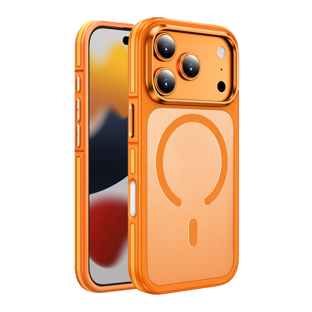 iPhone 17 Pro Kılıf M-safe Şarj Özellikli Mat Görünümlü Wlons Vevo Kılıf