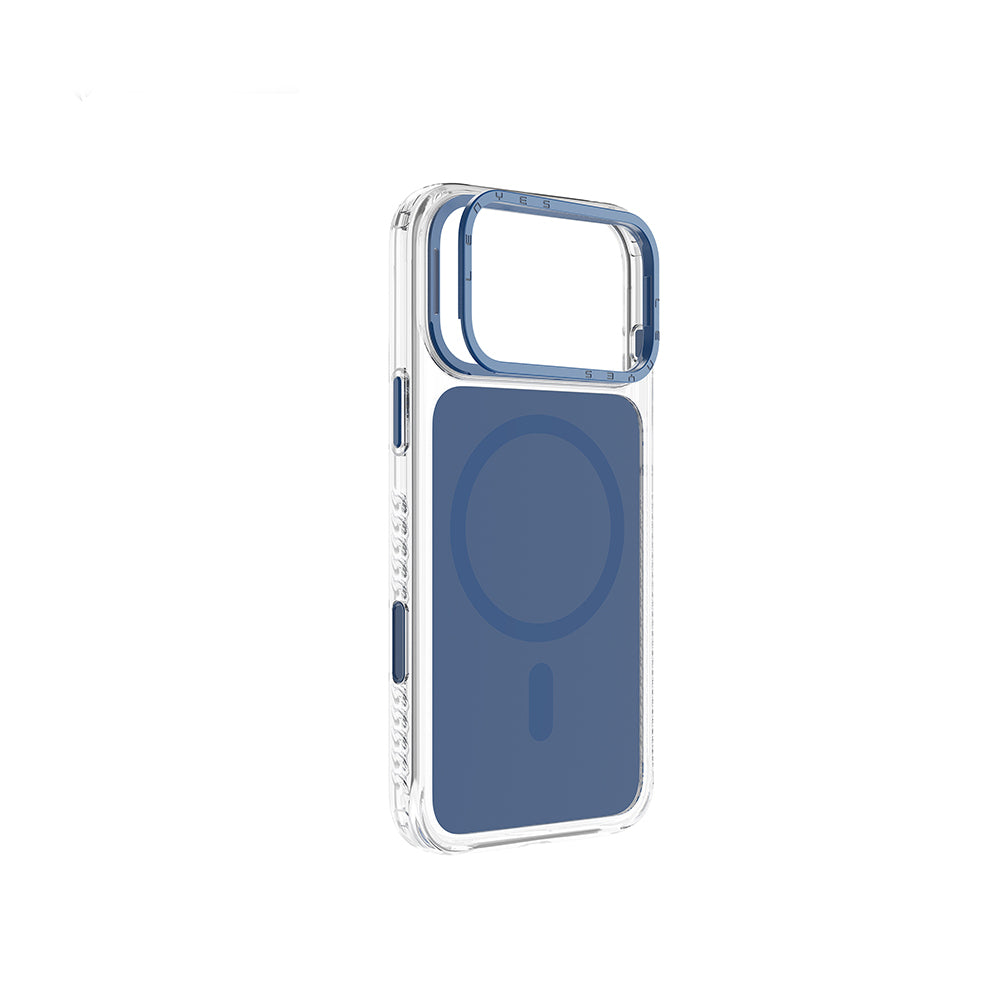 iPhone 17 Pro Kılıf M-safe Şarj Özellikli Metal Kamera Çerçeveli Airbag Tasarımlı Lenyes CK221 Sert PC Kılıf