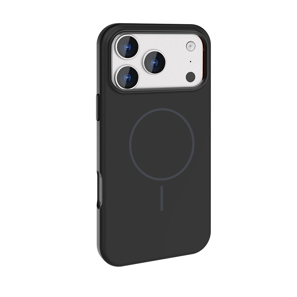 iPhone 17 Pro Kılıf M-Safe Şarj Özellikli Metal Kamera Çerçeveli Zore Edi Silikon Kılıf