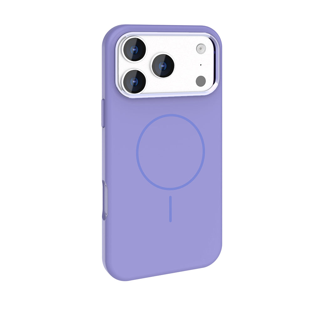 iPhone 17 Pro Kılıf M-Safe Şarj Özellikli Metal Kamera Çerçeveli Zore Edi Silikon Kılıf