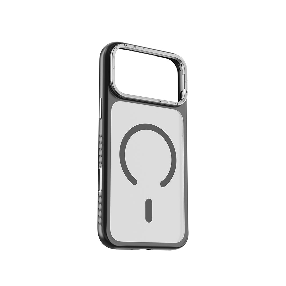 iPhone 17 Pro Kılıf M-safe Şarj Özellikli Metal Kamera Standlı Lenyes CK226 PC Kılıf