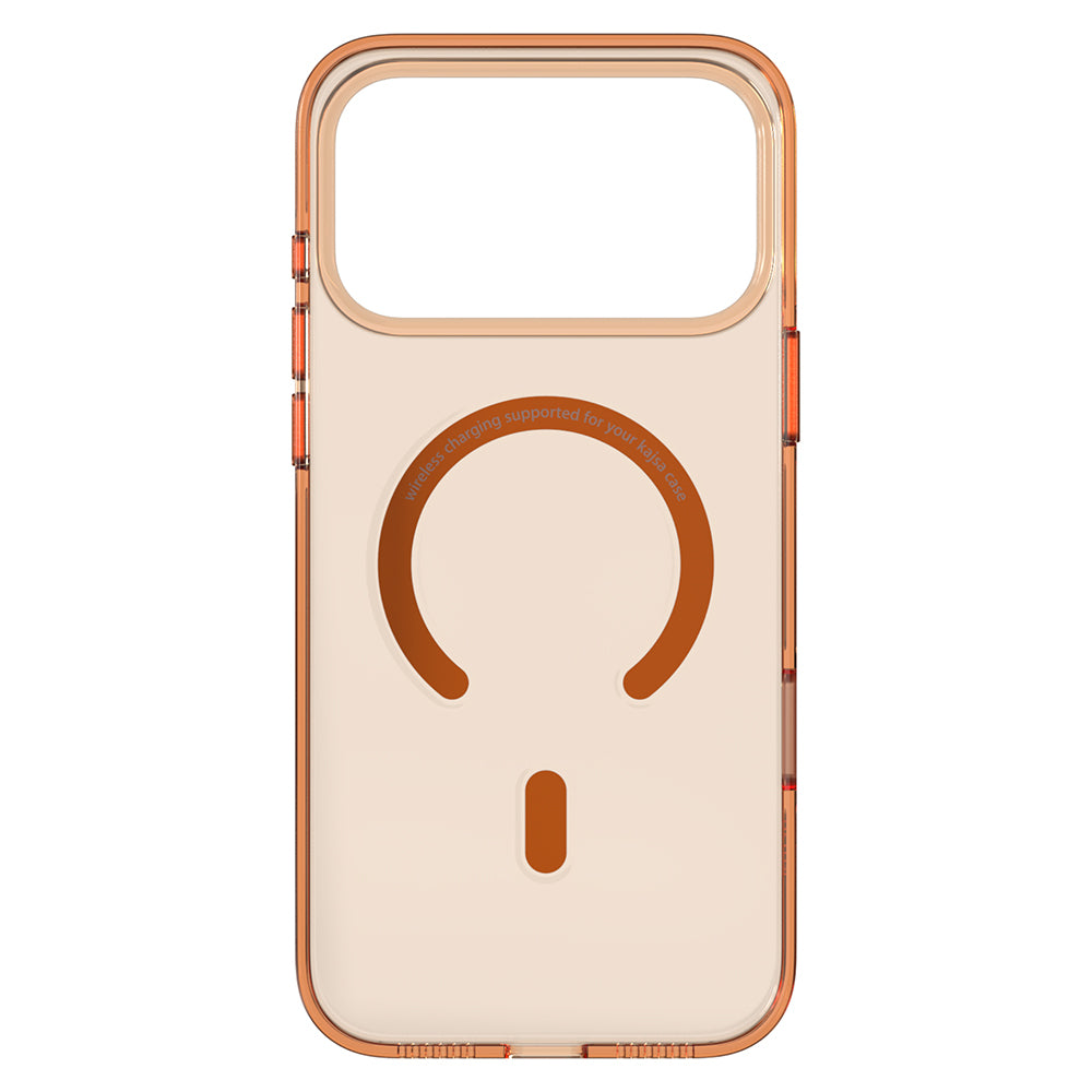 iPhone 17 Pro Kılıf M-safe Şarj Özellikli O-Ring Şeffaf Kajsa Trans Shield Serisi Kılıf
