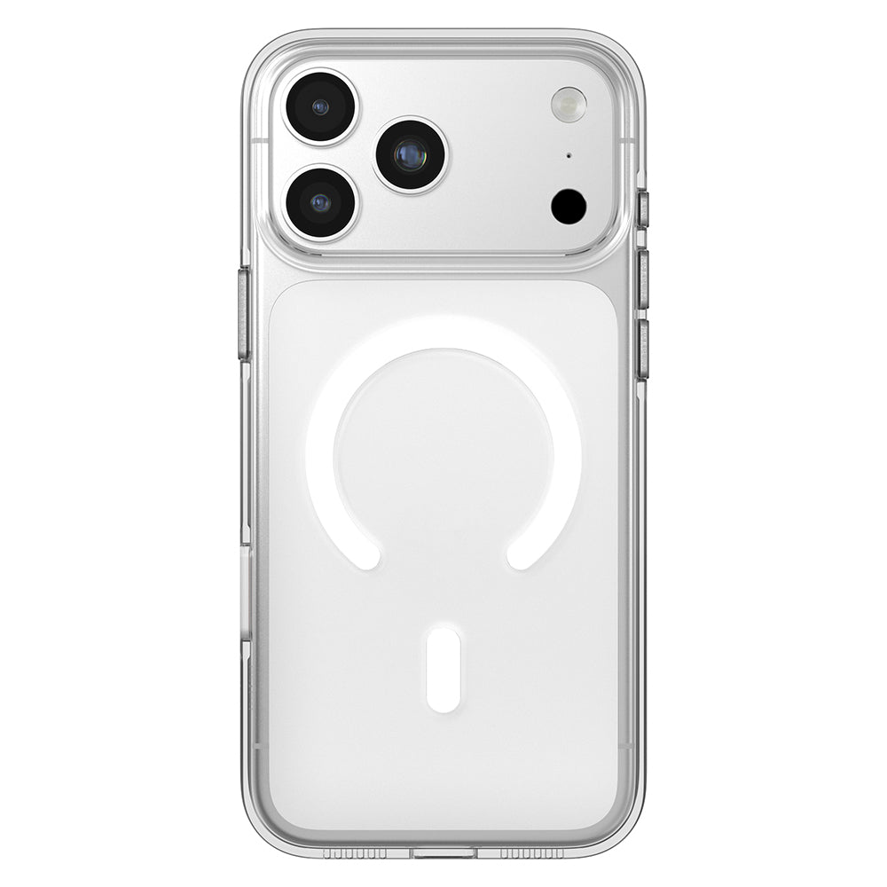 iPhone 17 Pro Kılıf M-safe Şarj Özellikli O-Ring Şeffaf Kajsa Trans Shield Serisi Kılıf