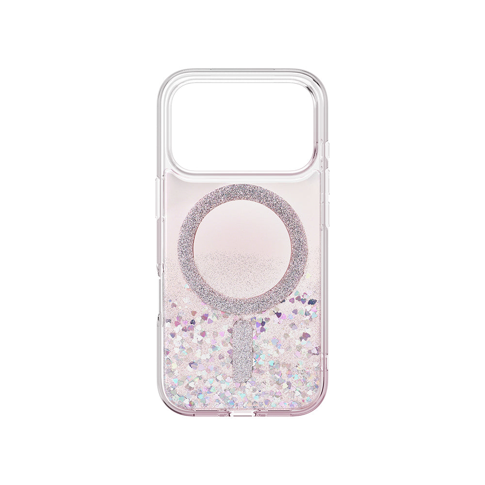 iPhone 17 Pro Kılıf M-safe Şarj Özellikli Parlak Halkalı Coehl Solea Kılıf