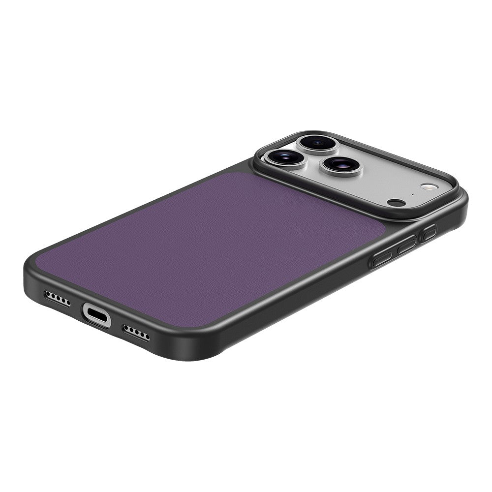 iPhone 17 Pro Kılıf M-Safe Şarj Özellikli PU Zore Paris Trexo Sert PC Kılıf