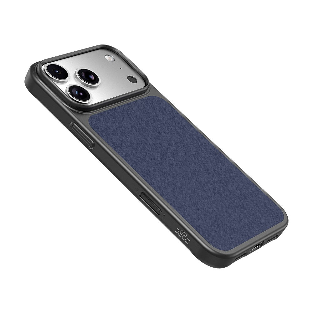 iPhone 17 Pro Kılıf M-Safe Şarj Özellikli PU Zore Paris Trexo Sert PC Kılıf