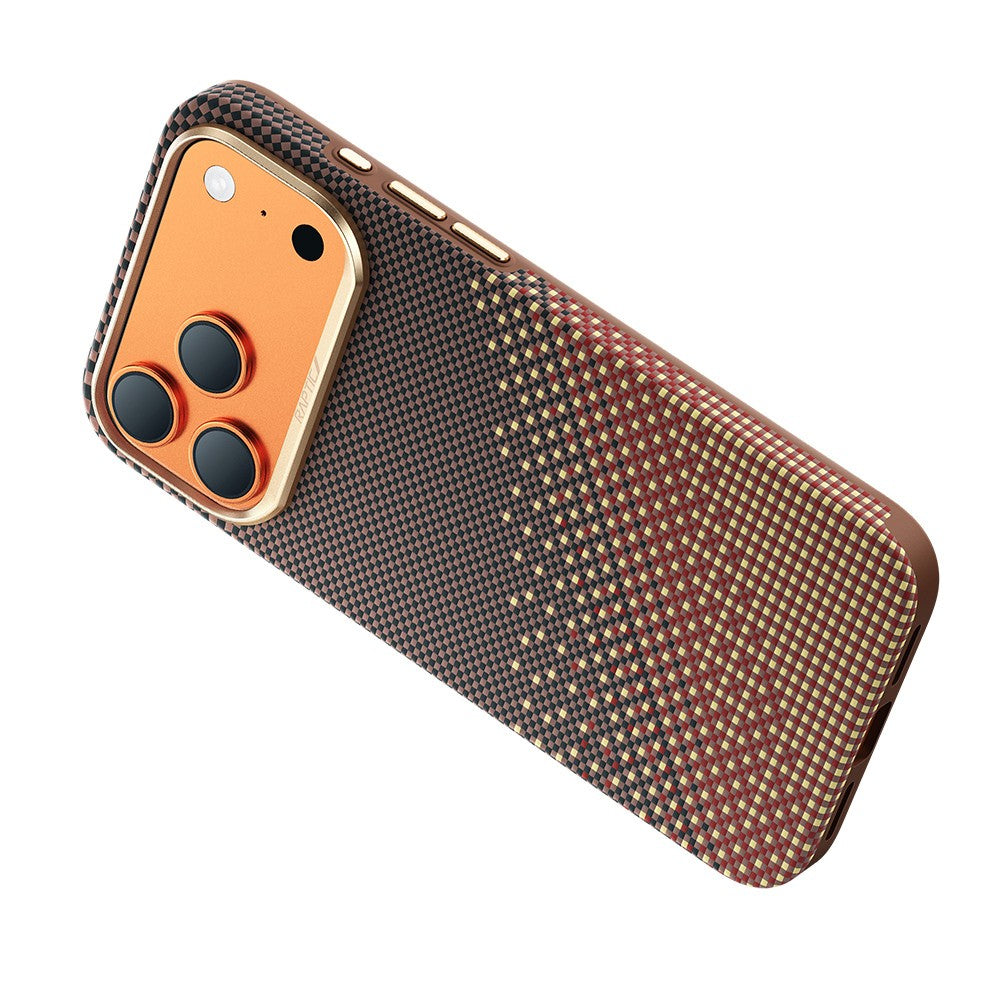 iPhone 17 Pro Kılıf M-safe Şarj Özellikli Raptic Aramid Dual Ultra Serenity Serisi Karbon Kılıf