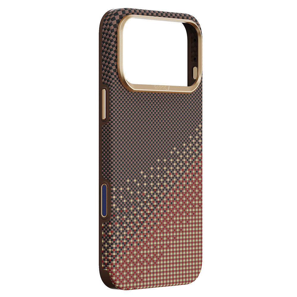 iPhone 17 Pro Kılıf M-safe Şarj Özellikli Raptic Aramid Dual Ultra Serenity Serisi Karbon Kılıf