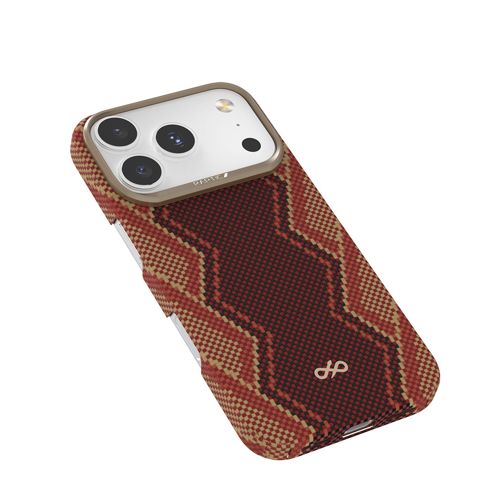 iPhone 17 Pro Kılıf M-safe Şarj Özellikli Raptic Aramid Skin Bionic Serisi Karbon Kılıf