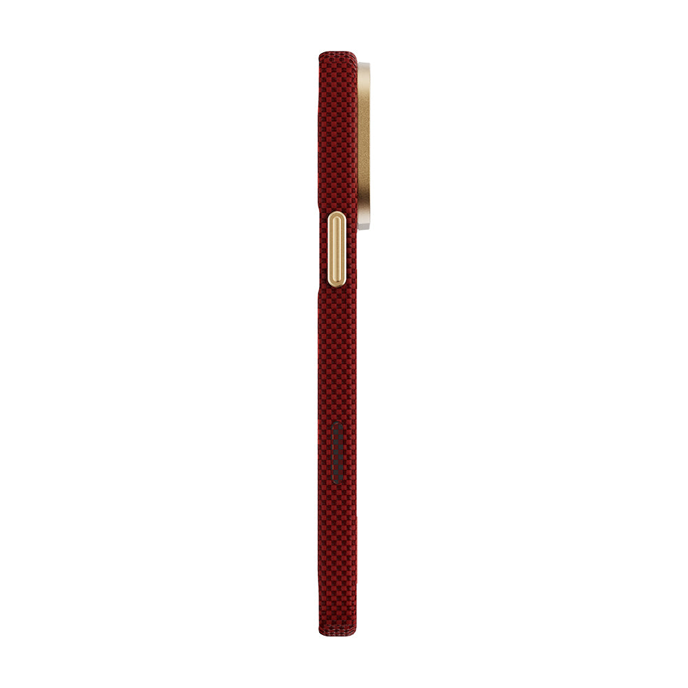 iPhone 17 Pro Kılıf M-safe Şarj Özellikli Raptic Aramid Skin Chivalry Serisi Karbon Kılıf