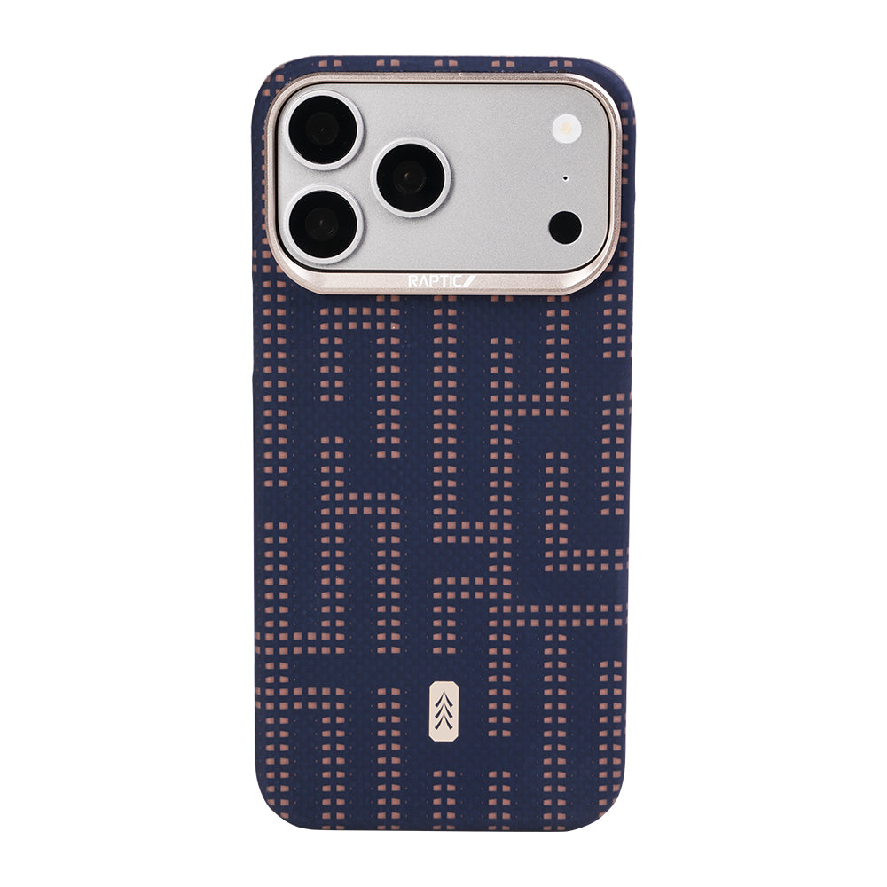 iPhone 17 Pro Kılıf M-safe Şarj Özellikli Raptic Aramid Skin Serisi Karbon Kılıf