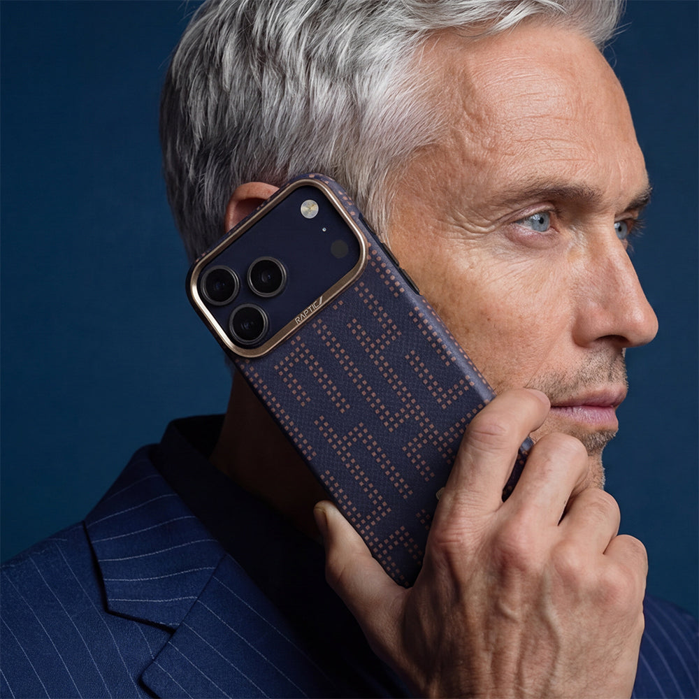 iPhone 17 Pro Kılıf M-safe Şarj Özellikli Raptic Aramid Skin Serisi Karbon Kılıf