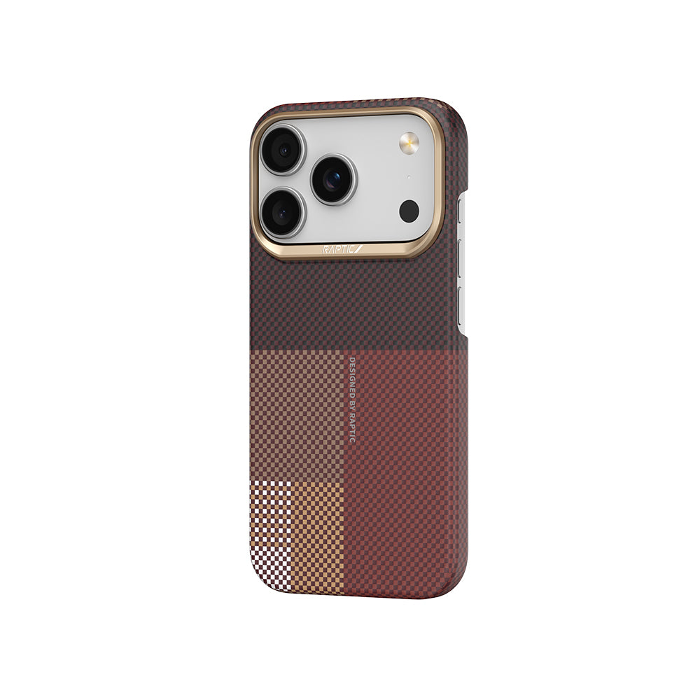 iPhone 17 Pro Kılıf M-safe Şarj Özellikli Raptic Aramid Skin Transform Serisi Karbon Kılıf