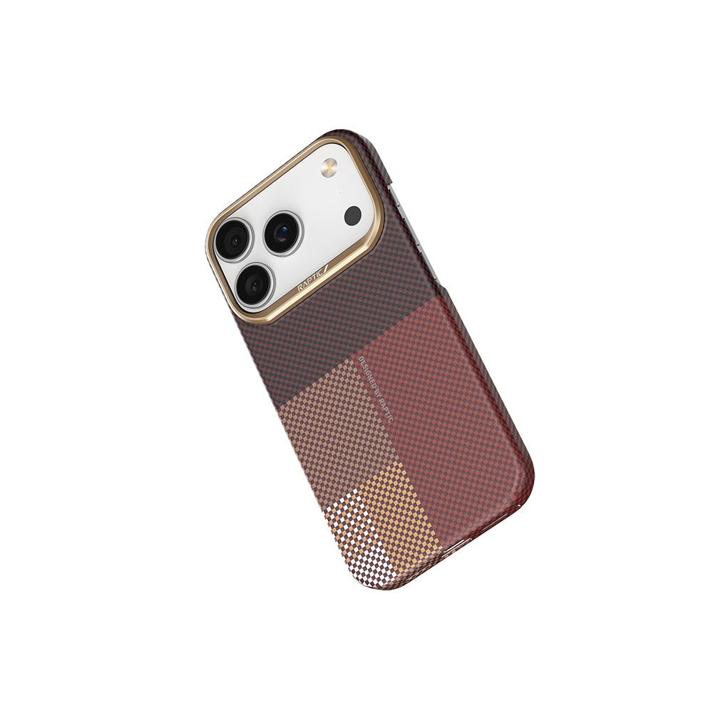 iPhone 17 Pro Kılıf M-safe Şarj Özellikli Raptic Aramid Skin Transform Serisi Karbon Kılıf