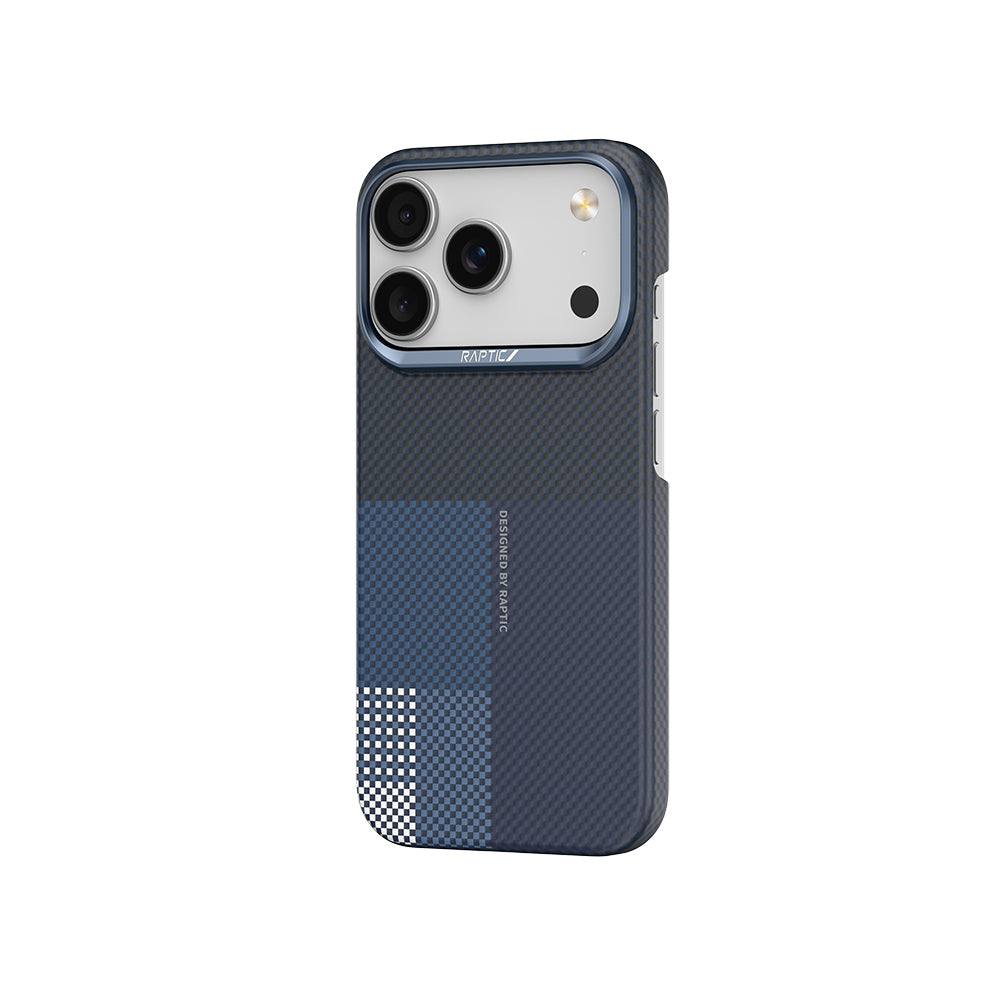 iPhone 17 Pro Kılıf M-safe Şarj Özellikli Raptic Aramid Skin Transform Serisi Karbon Kılıf