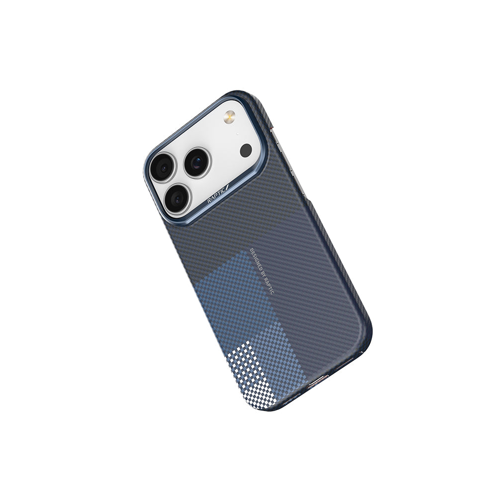iPhone 17 Pro Kılıf M-safe Şarj Özellikli Raptic Aramid Skin Transform Serisi Karbon Kılıf