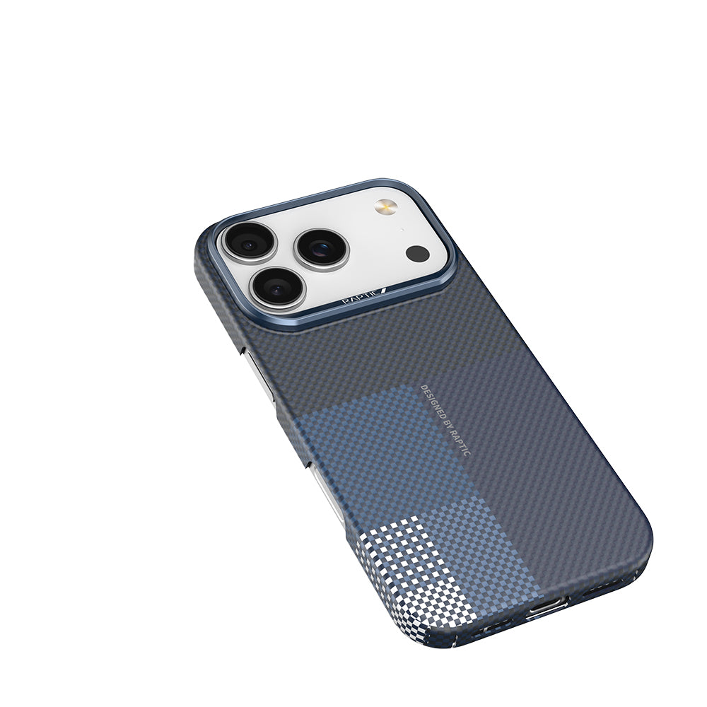 iPhone 17 Pro Kılıf M-safe Şarj Özellikli Raptic Aramid Skin Transform Serisi Karbon Kılıf