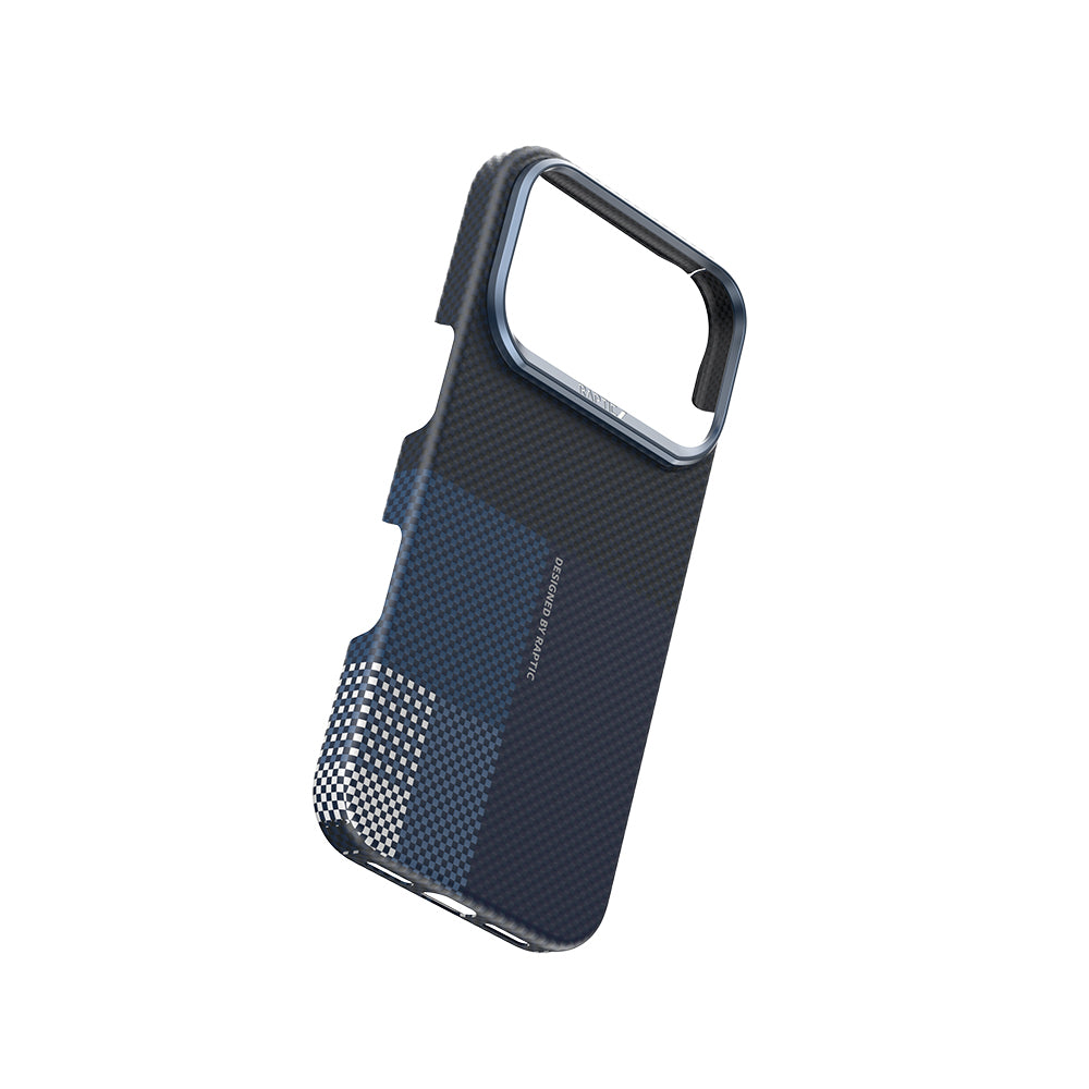 iPhone 17 Pro Kılıf M-safe Şarj Özellikli Raptic Aramid Skin Transform Serisi Karbon Kılıf