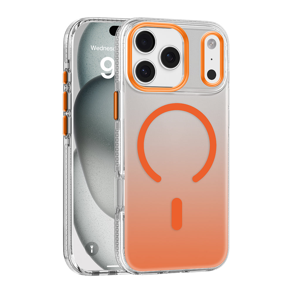 iPhone 17 Pro Kılıf M-safe Şarj Özellikli Sararmaya Karşı Dayanıklı Mutural Icesense Serisi Kılıf