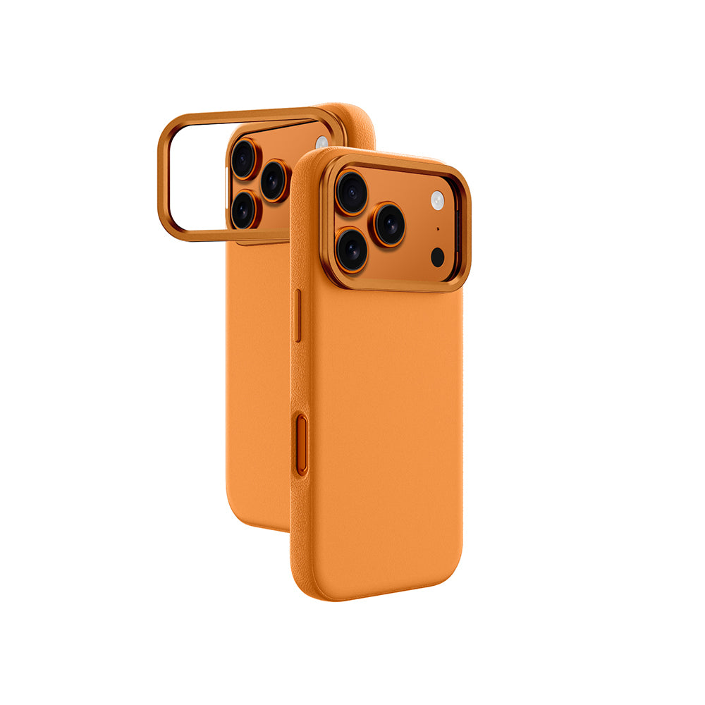 iPhone 17 Pro Kılıf M-safe Şarj Özellikli Standlı Amazingthing Glamour Mag Serisi PU Kılıf