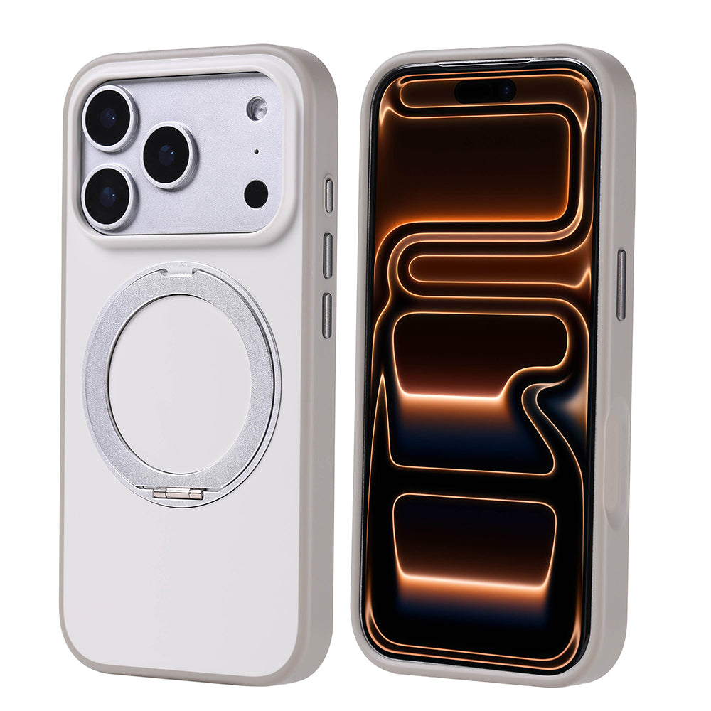 iPhone 17 Pro Kılıf M-Safe Şarj Özellikli Standlı Zore Proton Silikon Kılıf