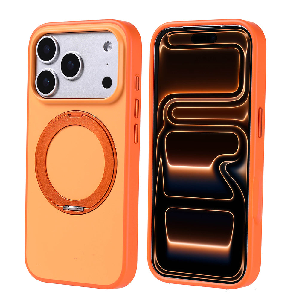 iPhone 17 Pro Kılıf M-Safe Şarj Özellikli Standlı Zore Proton Silikon Kılıf