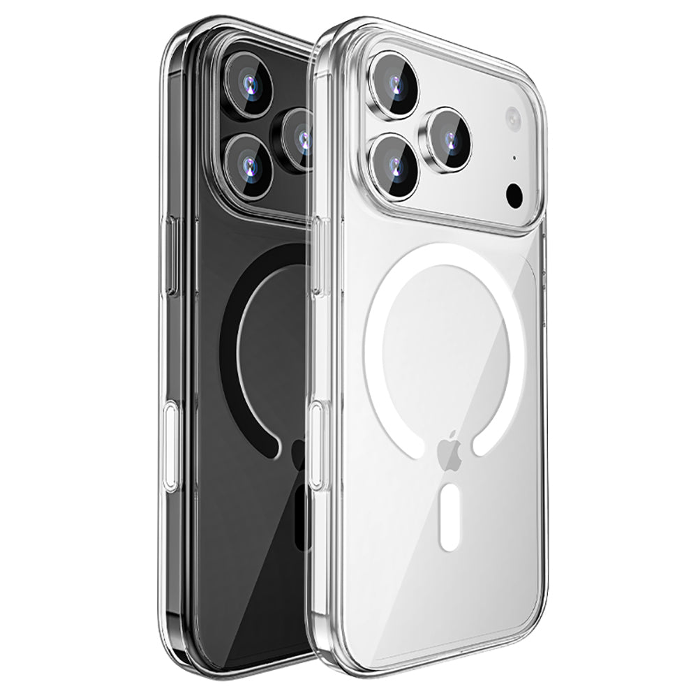 iPhone 17 Pro Kılıf M-safe Şarj Özellikli Transparan Sert PC Wlons Pita Kılıf