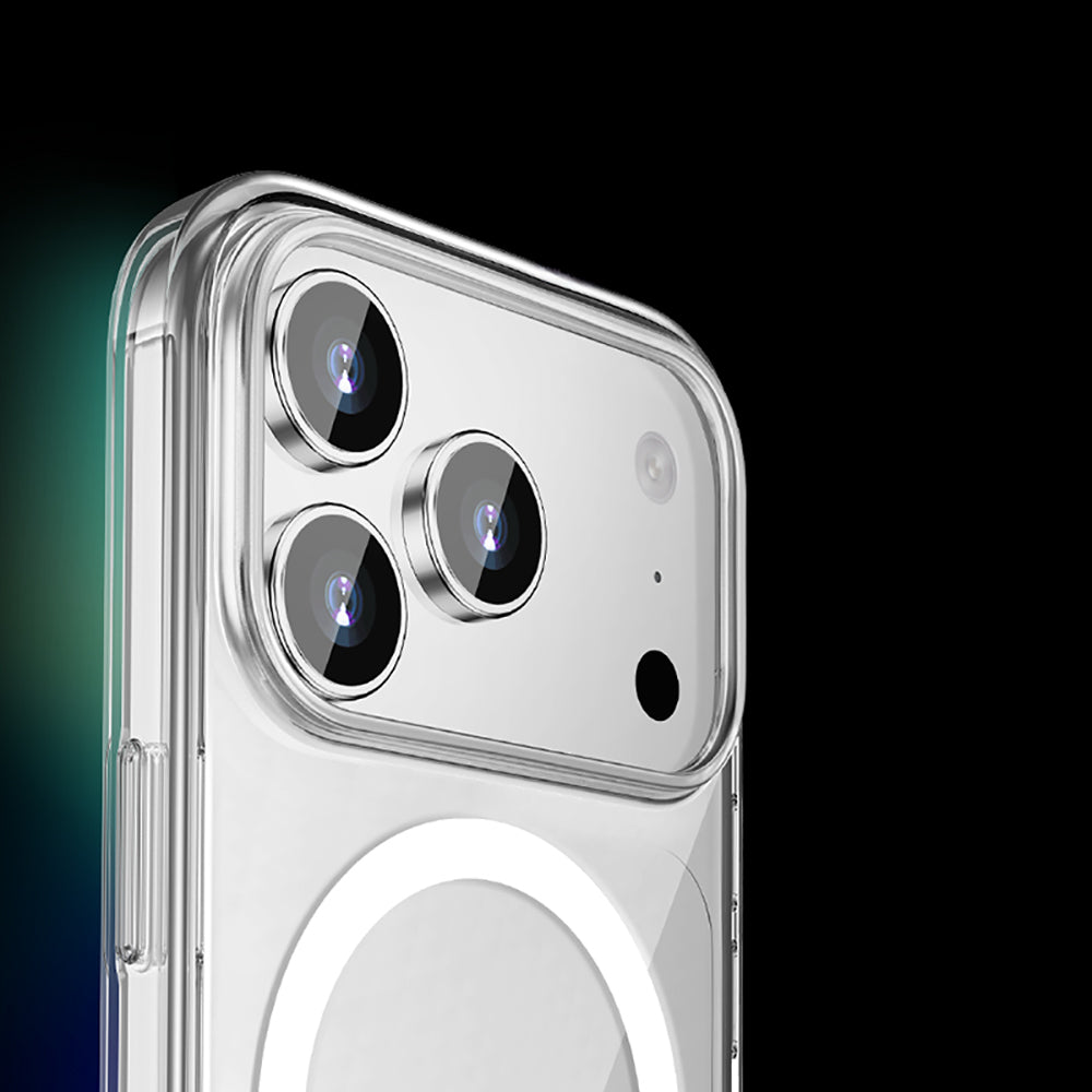 iPhone 17 Pro Kılıf M-safe Şarj Özellikli Transparan Sert PC Wlons Pita Kılıf