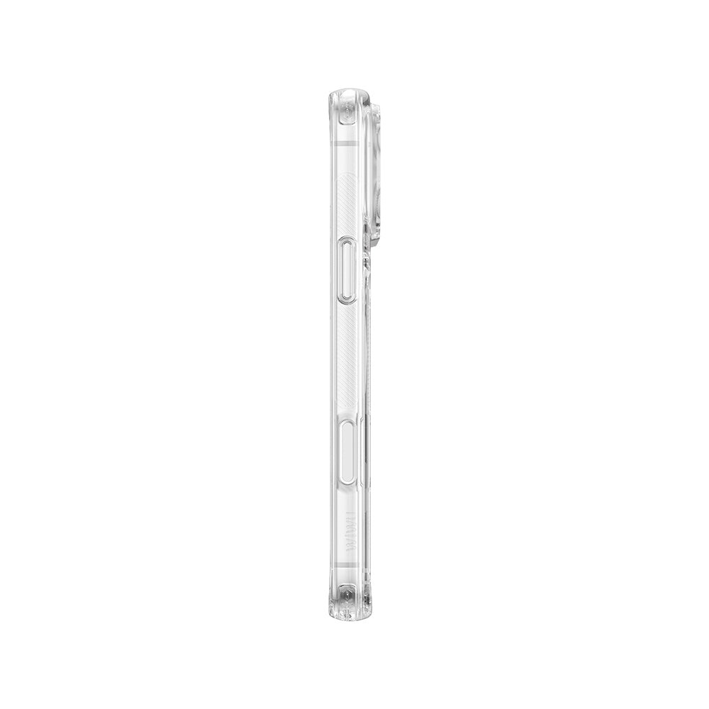 iPhone 17 Pro Kılıf M-safe Şarj Özellikli Wiwu CS-202 Crystal Shield Pro Serisi Anti Yellowing Sert PC Kılıf