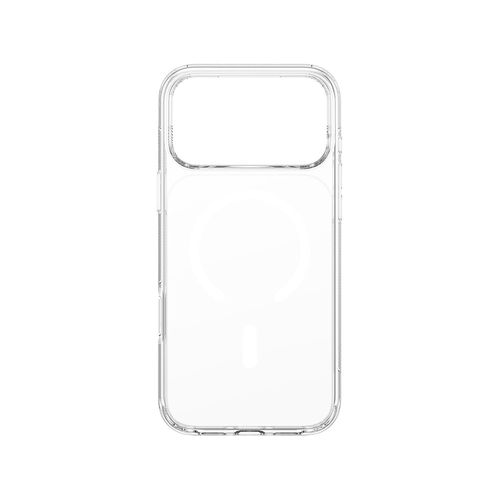 iPhone 17 Pro Kılıf M-safe Şarj Özellikli Wiwu CS-202 Crystal Shield Pro Serisi Anti Yellowing Sert PC Kılıf