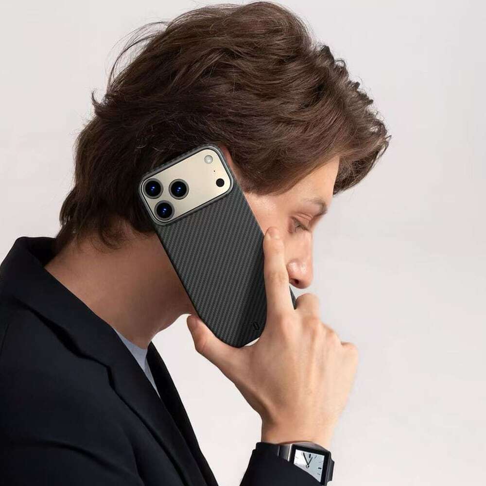 iPhone 17 Pro Kılıf M-safe Şarj Özellikli Wiwu DCC-206 Aramid Air Kılıf