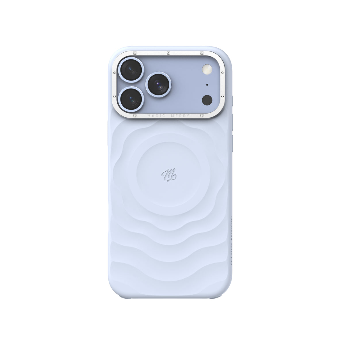iPhone 17 Pro Kılıf M-safe Şarj Özellikli Wiwu Magic Merry Blossom Drift Serisi Kılıf