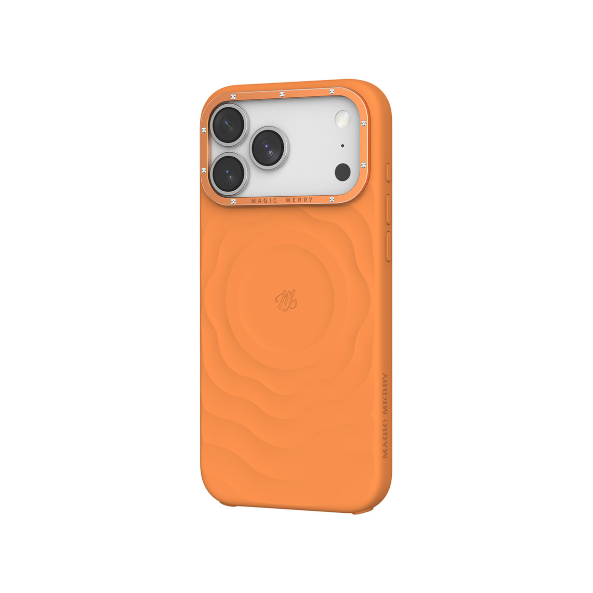 iPhone 17 Pro Kılıf M-safe Şarj Özellikli Wiwu Magic Merry Blossom Drift Serisi Kılıf