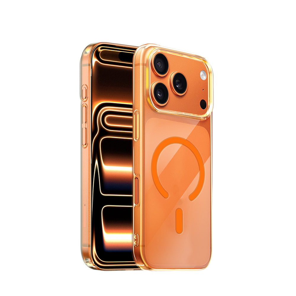 iPhone 17 Pro Kılıf M-safe Şarj Özellikli Wiwu YXK-207 Invisible Pro Sert PC Kılıf