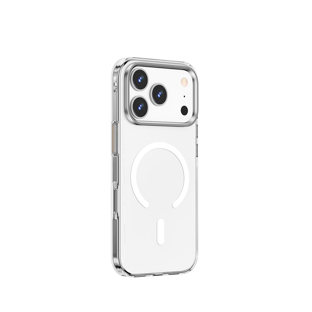 iPhone 17 Pro Kılıf M-safe Şarj Özellikli Wiwu YXK-208 Invisible Ultra Sert PC Kılıf
